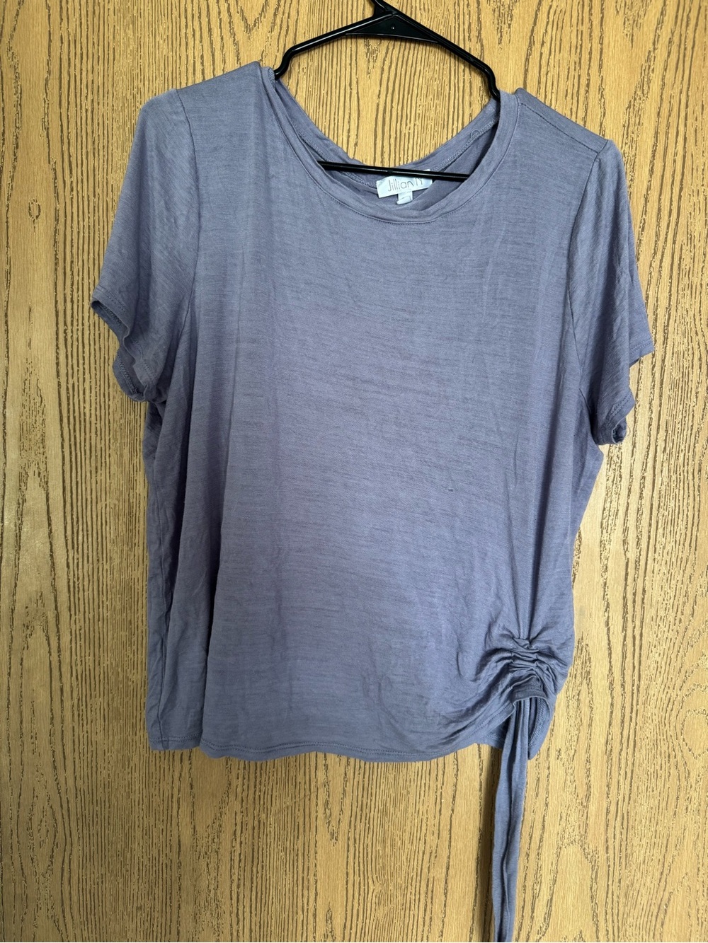 Women’s Lavender Side-Tie Tee - Jillian N